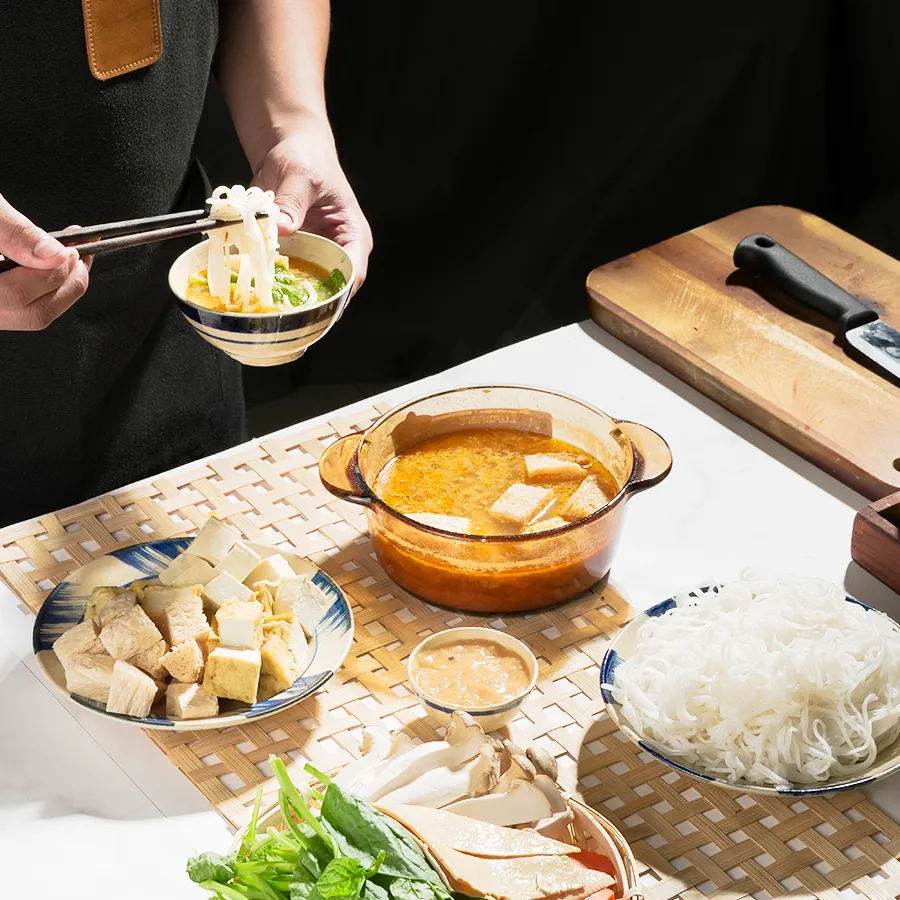 Lẩu Saté Chay